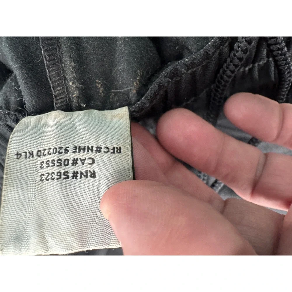 Vintage Nike Jordan Track Pants Joggers‎ XXL Black Gray  Athletic Zip Ankle Men